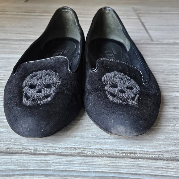 Alexander McQueen Sequin Skull Loafers – Size 36 (US 6) - Picture 5 of 7